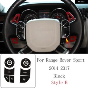 ランドローバー レンジローバースポーツ 2014-2022 合金モールドモードボタン ステッカー 装飾 - Style K
