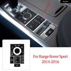 ランドローバー レンジローバースポーツ 2014-2022 合金モールドモードボタン ステッカー 装飾 - Style A Black