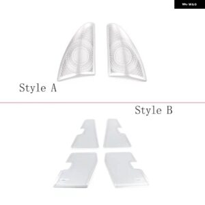 ランドローバー レンジローバースポーツ 2010-2013 ステンレスドアツイーターオーディオ スピーカー カバー 飾る ステッカー カー - A and B