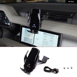 ランドローバー 合金携帯電話ホルダー トリム ディフェンダー 90 110 2020-2024 エアベント携帯電話ホルダー - Style L