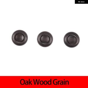 ランドローバー ABS クロームカーシート ヘッド調整ボタン カバー トリム ディフェンダー 110 2020-2022 カー - Oak Wood Grain2
