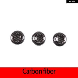 ランドローバー ABS クロームカーシート ヘッド調整ボタン カバー トリム ディフェンダー 110 2020-2022 カー - Carbon fiber3