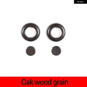 ランドローバー ABS クロームカーシート ヘッド調整ボタン カバー トリム ディフェンダー 110 2020-2022 カー - Oak Wood Grain