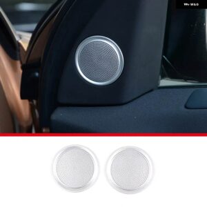 ランドローバー ディスカバリースポーツ 2015-18 合金ドア スピーカー カバー トリム - 2pcs silver