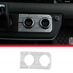 ランドローバー カーエアコンスイッチ サンルーフスイッチ リア空調ボタン ステッカー ディフェンダー 90 110 カー - Style A