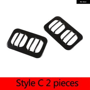 ランドローバー ディフェンダー 110 2020-2024 リア ブレーキ ライトワイド インジケータ 軽金属ネットカバー カー - Style C 2 pieces