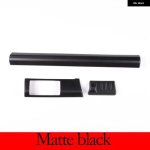ランドローバー フリーランダー 2 2007-15 ABS クローム中央制御ダッシュボード パネル 装飾 ステッカー インテリア - Matte black
