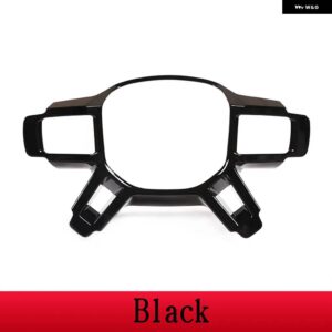 ランドローバー ディフェンダー 110 2020-2022 ABS /ダムブラック車内ステアリング ホイールトリムカー - black