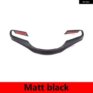 ジャガー ABS カーボン/ マットブラック / F-TYPE 2013-2023 ステアリング ホイールフレームカバー トリム ステッカー カー - Matt black
