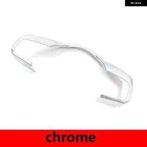 ジャガー ABS カーボン/ マットブラック / F-TYPE 2013-2023 ステアリング ホイールフレームカバー トリム ステッカー カー - chrome