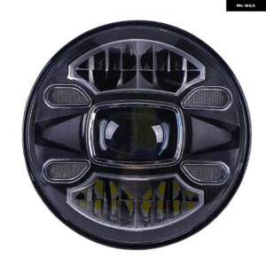 ランドローバー 7インチ LED ヘッドライト LADA NIVA 4X4 H4 DRL HI/LO ビームランニングライト ジープ ラングラー JK ディフェンス用 - 1pcs 01 Headlight