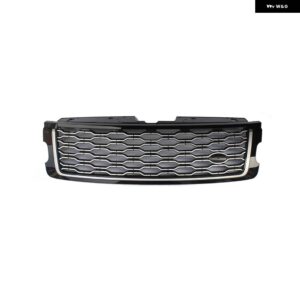 ランドローバー レンジローバー レーシング グリル レンジローバーヴォーグ L405 2018 2019 2020 フロントバンパー メッシュカバー - black and sliver