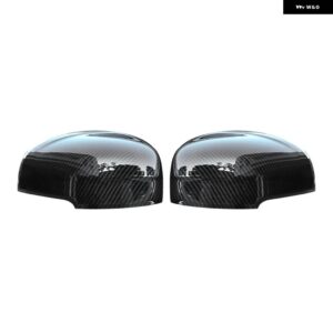 ボルボ XC60 2018-24 2025 ABS クロームカーボンリアビューサイドミラー カバー ケースシェルトリム - Carbon　fiber