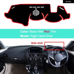 BMW 6シリーズ E63 E64 630 640D 650I 37895 インナーダッシュボード カバー クッション - RHD Red With HUD