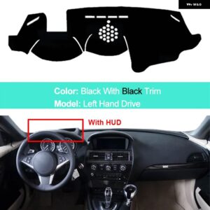 BMW 6シリーズ E63 E64 630 640D 650I 37895 インナーダッシュボード カバー クッション - LHD Black With HUD