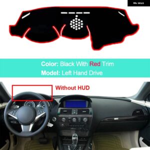 BMW 6シリーズ E63 E64 630 640D 650I 37895 インナーダッシュボード カバー クッション - LHD Red No HUD