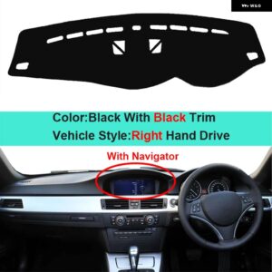 BMW 3シリーズ E90 E91 E92 E93 ワゴン 39022 インナーダッシュボード パッド カバー プロテクター - RHD Black With NAV