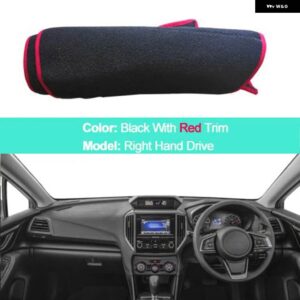 スバル 2 層インナーダッシュボード カバー クッション ケープ インプレッサ 2017 2018 2019 XV CROSSTREK 20 - Pink