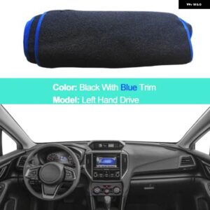スバル 2 層インナーダッシュボード カバー クッション ケープ インプレッサ 2017 2018 2019 XV CROSSTREK 20 - blue