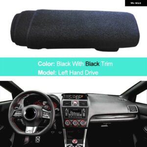 スバル ダッシュボード カバー ケープ WRX 2015-2021 自動サンシェード パッド WRX STI 2015-2021 - LHD-Black