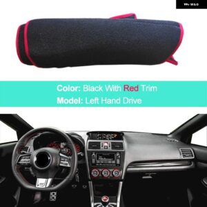 スバル ダッシュボード カバー ケープ WRX 2015-2021 自動サンシェード パッド WRX STI 2015-2021 - LHD red