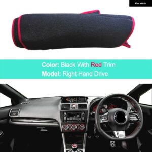 スバル ダッシュボード カバー ケープ WRX 2015-2021 自動サンシェード パッド WRX STI 2015-2021 - RHD red