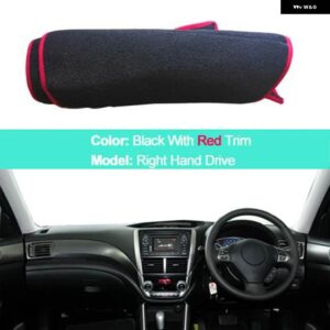 スバル インナーダッシュボード カバー クッション フォレスター 2009-13 シェード ダッシュボード カバー - Pink