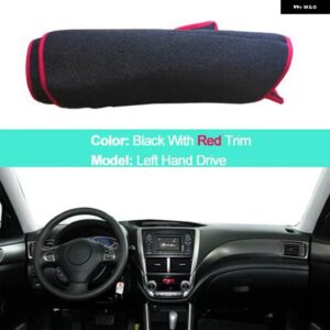 スバル インナーダッシュボード カバー クッション フォレスター 2009-13 シェード ダッシュボード カバー - red