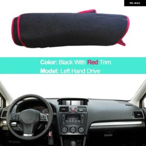 スバル インナーダッシュボード カバー クッション ケープ インプレッサ/XV/WRX 4TH世代 2012 - 2016 フォレスター SJ - Pink