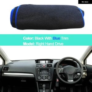 スバル インナーダッシュボード カバー クッション ケープ インプレッサ/XV/WRX 4TH世代 2012 - 2016 フォレスター SJ - blue