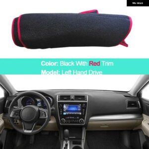 スバル インナーダッシュボード カバー ケープ クッション パッド アウトバック 2015-19 LHD RHD - red