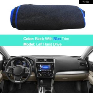 スバル インナーダッシュボード カバー ケープ クッション パッド アウトバック 2015-19 LHD RHD - blue