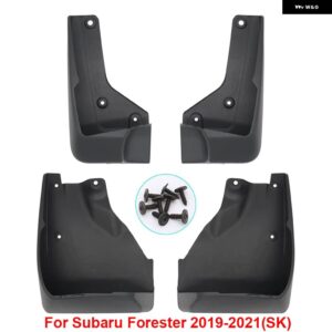 スバル 車マッドフラップ フォレスター 2007-2012 SH 2013-2018 SJ 2019-21 SK マッドガード フェンダースプラ - 2019-2021