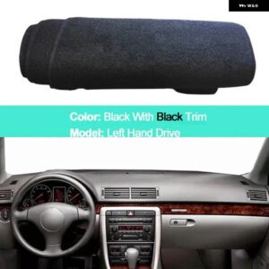アウディ A4 B6 B7 2002 -2007 2008 LHD RHD 2 層車インナーダッシュボード カバー ケープ クッション パッド スタイリング - LHD Black4