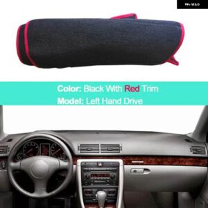 アウディ A4 B6 B7 2002 -2007 2008 LHD RHD 2 層車インナーダッシュボード カバー ケープ クッション パッド スタイリング - LHD Red2