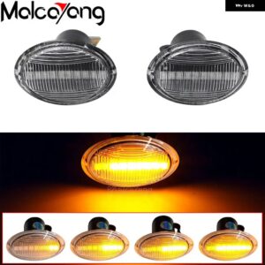 マセラティ LED ダイナミック サイドマーカーウィンカー ライト フィアット 500 フォード KA ランチア リブラ イプシロン グランカブリオ - Dynamic Crystal