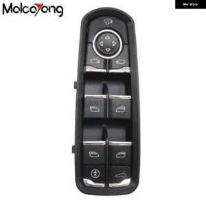 ポルシェ フロントドア電気マスターパワーウィンドウ スイッチ 用 パナメーラ カイエン マカン 7PP959858RDML 7PP959858MDM - With Child Lock