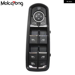 ポルシェ フロントドア電気マスターパワーウィンドウ スイッチ 用 パナメーラ カイエン マカン 7PP959858RDML 7PP959858MDM - With Window