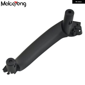 BMW インナー助手席 ドアプル ハンドル革アウターカバー トリム交換 51417250307 X3 X4 F25 F26 2010-2016 - BLACK RIGHT