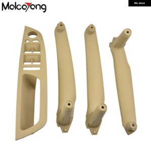 BMW 51416969401 車 ACCESSORI インナードア アームレスト パネルハンドルプルトリムカバー キット E70 E71 X5 X6 SAV 2007-2014 - Beige 4pcs