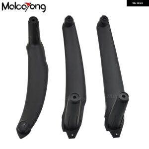 BMW 51416969401 車 ACCESSORI インナードア アームレスト パネルハンドルプルトリムカバー キット E70 E71 X5 X6 SAV 2007-2014 - Black 3pcs