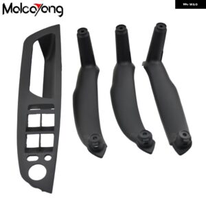 BMW 51416969401 車 ACCESSORI インナードア アームレスト パネルハンドルプルトリムカバー キット E70 E71 X5 X6 SAV 2007-2014 - black 4pcs