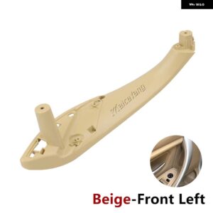 BMW F30 F31 LCI 3シリーズ F80 M3 F32 F34 F35 F36 F82 M4 316D フロントリア 車内インナー ドアプル ハンドルカバー - Beige-Front Left