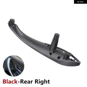 BMW F30 F31 LCI 3シリーズ F80 M3 F32 F34 F35 F36 F82 M4 316D フロントリア 車内インナー ドアプル ハンドルカバー - Black-Rear Right