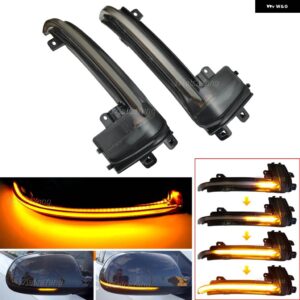 アウディ ダイナミック ウィンカー LED サイドミラー インジケータ ーウインカーリピーターライト A3 8P A4 A5 B8 Q3 A6 C6 S6 B8.5 S5 RS5 RS4 - B8.5-Yellow