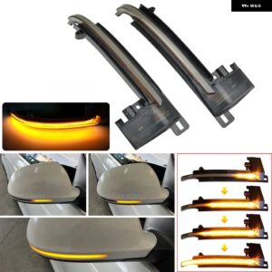 アウディ ダイナミック ウィンカー LED サイドミラー インジケータ ーウインカーリピーターライト A3 8P A4 A5 B8 Q3 A6 C6 S6 B8.5 S5 RS5 RS4 - B8-Yellow
