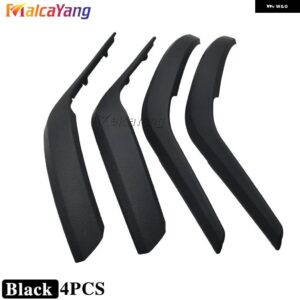 BMW セット インテリア ハンドルインナードア アームレスト パネルプルトリムカバー X1 E84 2010-16 - black 4pcs