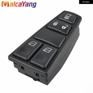 ボルボ 24V 運転席側電動パワーウィンドウ スイッチ ブラック 20752914 20752917 トラック FM12 FH12 に適合 - 20752915