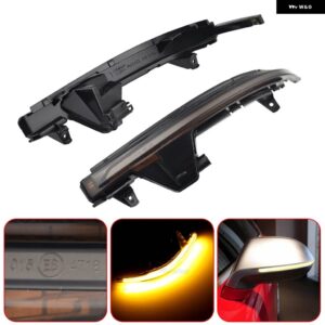 アウディ ダイナミック ウインカー LED ウィンカー ライト A7 S7 RS7 2011-2017 サイドウイングミラー バックミラー リピーターシーケンシャル インジケータ - Dynamic Yellow