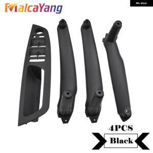 BMW サイドインナー インテリア アームレスト ドアパネルハンドルプルトリムカバー E70 X5 E71 X6 - black 4pcs